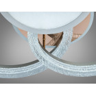 Стельова LED люстра Diasha 8819/500+400+300 золото 95W пульт 3 кільця 3 режими