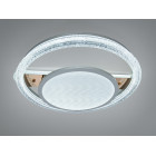 Стельова LED люстра Diasha 8819/600+400 золото 100W пульт Стельова LED люстра Diasha 8819/600+400 золото 100W пульт
