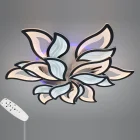 Люстра 9033/6+3BK LED 3color d