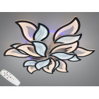Розкішна стельова LED-люстра для вітальні Diasha 9033/6+3BK LED 3color, чорна, 220 W, 95 см Розкішна стельова LED-люстра для вітальні Diasha 9033/6+3BK LED 3color, чорна, 220 W, 95 см