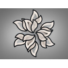 Розкішна стельова LED-люстра для вітальні Diasha 9033/6+3BK LED 3color, чорна, 220 W, 95 см Розкішна стельова LED-люстра для вітальні Diasha 9033/6+3BK LED 3color, чорна, 220 W, 95 см