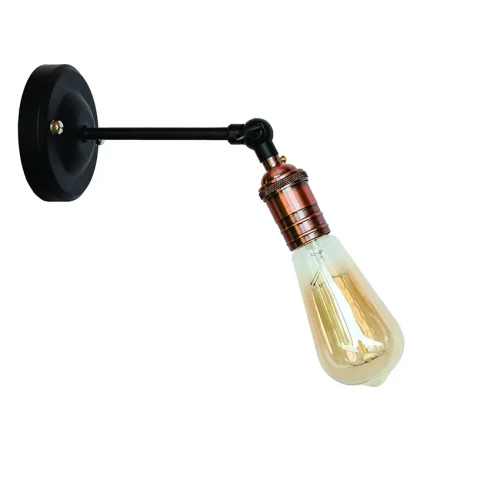 Бра настінне Levistella 752WC1705-1, E27, 60W, чорний метал, сучасний стиль