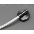 Світильник LED Diasha 9600-BHR Мотузка, 10W, чорний хром, для коридору, вітальні, кухні, IP20, 550 лм