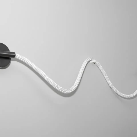 Світильник настінний LED Diasha 9601-BHR Мотузка 18W, 990 лм, чорний хром