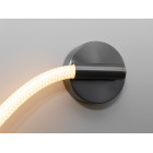 Світильник настінний LED Diasha 9601-BHR Мотузка 18W, 990 лм, чорний хром, сучасний стиль для інтер'єру