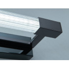Настінний LED світильник Лофт Diasha 9602/L чорний хром 9 Вт три режими Настінний LED світильник Лофт Diasha 9602/L чорний хром 9 Вт три режими
