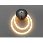 Світильник настінний LED Diasha 9605-BHR Мотузка 16W, чорний хром, для вітальні, спальні, кухні, офісу, кафе Світильник настінний LED Diasha 9605-BHR Мотузка 16W, чорний хром, для вітальні, спальні, кухні, офісу, кафе