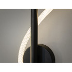 Світильник настінний LED Diasha 9607-BK 3color Ropelight, 14W, чорний, сучасний стиль для коридору, вітальні, спальні, кухні, Світильник настінний LED Diasha 9607-BK 3color Ropelight, 14W, чорний, сучасний стиль для коридору, вітальні, спальні, кухні,