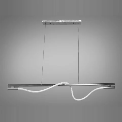 Люстра LED Diasha 9609-L1200CH «Мотузка» 15W, хром (підвісна) Люстра LED Diasha 9609-L1200CH «Мотузка» 15W, хром (підвісна)