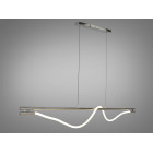 Люстра стельова LED Diasha 9609-L1600CH Шланг, 20W, срібляста, регульована висота, для ресторану та інтер'єру Люстра стельова LED Diasha 9609-L1600CH Шланг, 20W, срібляста, регульована висота, для ресторану та інтер'єру