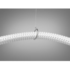 Люстра стельова LED Diasha 9610-1500BHR Мотузка, 17W, чорний хром, сучасний стиль для коридору, вітальні, спальні, кухні Люстра стельова LED Diasha 9610-1500BHR Мотузка, 17W, чорний хром, сучасний стиль для коридору, вітальні, спальні, кухні