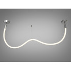 Стельова люстра LED Diasha 9610-1500CH Мотузка, 17W, срібна, сучасний стиль для вітальні, кухні, офісу Стельова люстра LED Diasha 9610-1500CH Мотузка, 17W, срібна, сучасний стиль для вітальні, кухні, офісу