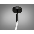 Люстра стельова LED Diasha 9610-2000BK Шланг, 22W, чорний, для коридору, вітальні, спальні, кафе, ресторану Люстра стельова LED Diasha 9610-2000BK Шланг, 22W, чорний, для коридору, вітальні, спальні, кафе, ресторану