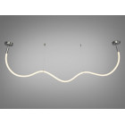 Люстра стельова LED Diasha 9610-2000CH Шланг, 22Вт, 3200K, хром, для коридору, вітальні, кухні Люстра стельова LED Diasha 9610-2000CH Шланг, 22Вт, 3200K, хром, для коридору, вітальні, кухні