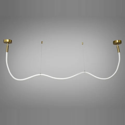 Люстра стельова LED Diasha 9610-2000GAB «Шланг», 22W, бронза, 3200K, IP20