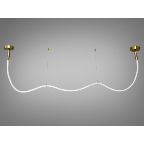 Люстра стельова LED Diasha 9610-2000GAB Шланг, 22W, бронза, сучасний стиль для коридору, спальні, кухні, офісу