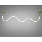 Люстра стельова LED Diasha 9610-2000GAB Шланг, 22W, бронза, сучасний стиль для коридору, спальні, кухні, офісу
