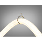 Люстра стельова LED Diasha 9610-2500BHR Шланг, 28W, чорний хром, сучасний стиль для коридору, вітальні, спальні, кухні, офісу Люстра стельова LED Diasha 9610-2500BHR Шланг, 28W, чорний хром, сучасний стиль для коридору, вітальні, спальні, кухні, офісу