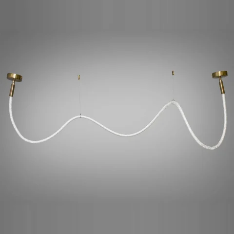 Люстра LED Diasha 9610-2500GAB Шланг 28W, 1540 лм, бронза