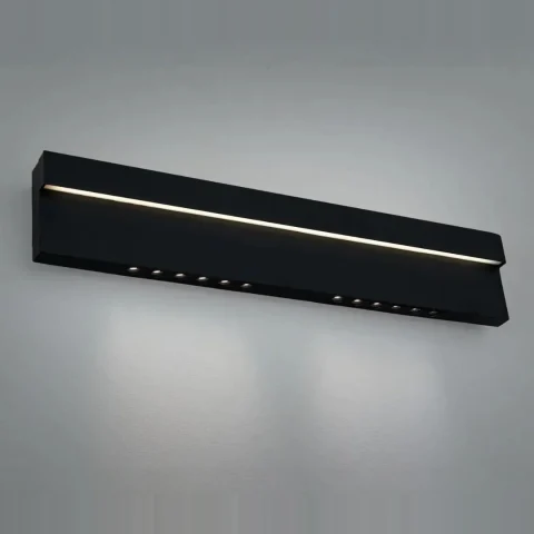 Бра LED Diasha 9646/S BK, чорне 18 Вт для дзеркал і картин