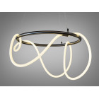 Стельова люстра LED Diasha 9752-D600BHR 4100K Ropelight, 32W, чорний хром, сучасний дизайн для коридору, вітальні, спальні, кухні Стельова люстра LED Diasha 9752-D600BHR 4100K Ropelight, 32W, чорний хром, сучасний дизайн для коридору, вітальні, спальні, кухні