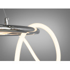 Люстра стельова LED Diasha 9752-D800CH Шланг, 48W, 2640 лм, хром, для ресторану, коридору, вітальні Люстра стельова LED Diasha 9752-D800CH Шланг, 48W, 2640 лм, хром, для ресторану, коридору, вітальні