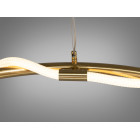 Люстра стельова LED Diasha 9752-D800GAB Шланг, 48W, бронзова, сучасний стиль, регульована висота, 2640 лм Люстра стельова LED Diasha 9752-D800GAB Шланг, 48W, бронзова, сучасний стиль, регульована висота, 2640 лм
