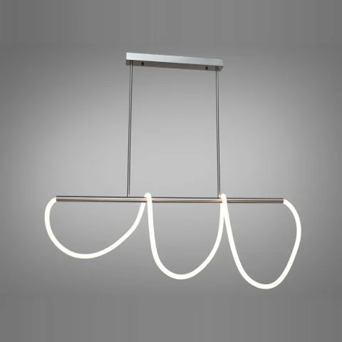 Стельова люстра LED Diasha 9752-L1200CH RopeLight, 32 Вт, 1760 лм, хром