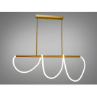 Люстра LED Diasha 9752-L1200GAB Шланг 32W, бронзова, регульована висота, для спальні та інших приміщень Люстра LED Diasha 9752-L1200GAB Шланг 32W, бронзова, регульована висота, для спальні та інших приміщень