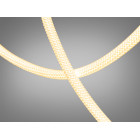 Стельова люстра LED Diasha 9752-L1500CH Шланг, 48W, 2640 лм, хром, для вітальні