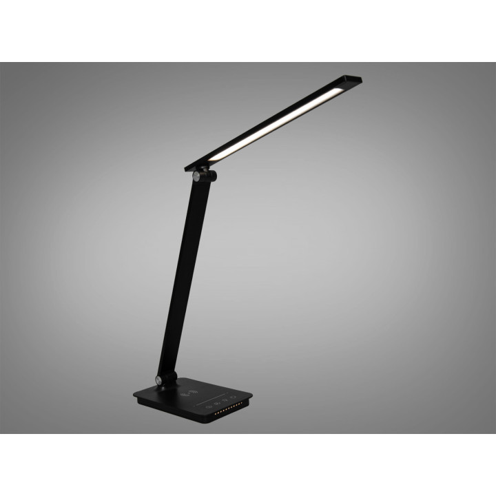 Настільна лампа LED Diasha A5502P BK wireless char, 6W, 3200K-6000K, чорний пластик, сучасний стиль, сенсорне управління, димер Настільна лампа LED Diasha A5502P BK wireless char, 6W, 3200K-6000K, чорний пластик, сучасний стиль, сенсорне управління, димер