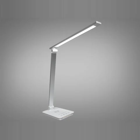 Настільна LED-лампа Diasha A5502P SL wireless char, 6W, 3200K-6000K, хром сатин, з нічником