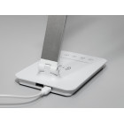 Настільна лампа LED Diasha A5502P SL wireless char, 6W, 3200K-6000K, хром сатин, сучасний стиль, з нічником Настільна лампа LED Diasha A5502P SL wireless char, 6W, 3200K-6000K, хром сатин, сучасний стиль, з нічником