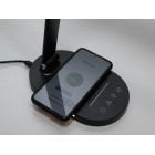 Настільна лампа LED Diasha A5503BK wireless charge, 6W, чорний, регульована висота, димер, таймер Настільна лампа LED Diasha A5503BK wireless charge, 6W, чорний, регульована висота, димер, таймер