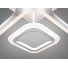 Люстра стельова LED Diasha A8060/2+2WH, 80W, 3200-6500K, білий метал, сучасний стиль для дому Люстра стельова LED Diasha A8060/2+2WH, 80W, 3200-6500K, білий метал, сучасний стиль для дому