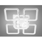 Люстра стельова LED Diasha A8060/4+1WH, 120W, 4100K, білий метал, сучасний стиль для спальні