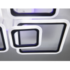 Стельовий світильник LED Diasha A8160/6BK, 150W, 3200K-6500K, чорний метал, акрил, сучасний стиль для дому