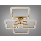 Люстра стельова LED Diasha A8208/4G, 70W, 3200K-6500K, чорний метал, сучасний стиль, з пультом, з диммером
