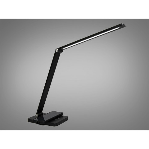 Настільна лампа LED Diasha A855BK wireless charge, 5W, чорний, сенсорна, регульована висота для робочого столу