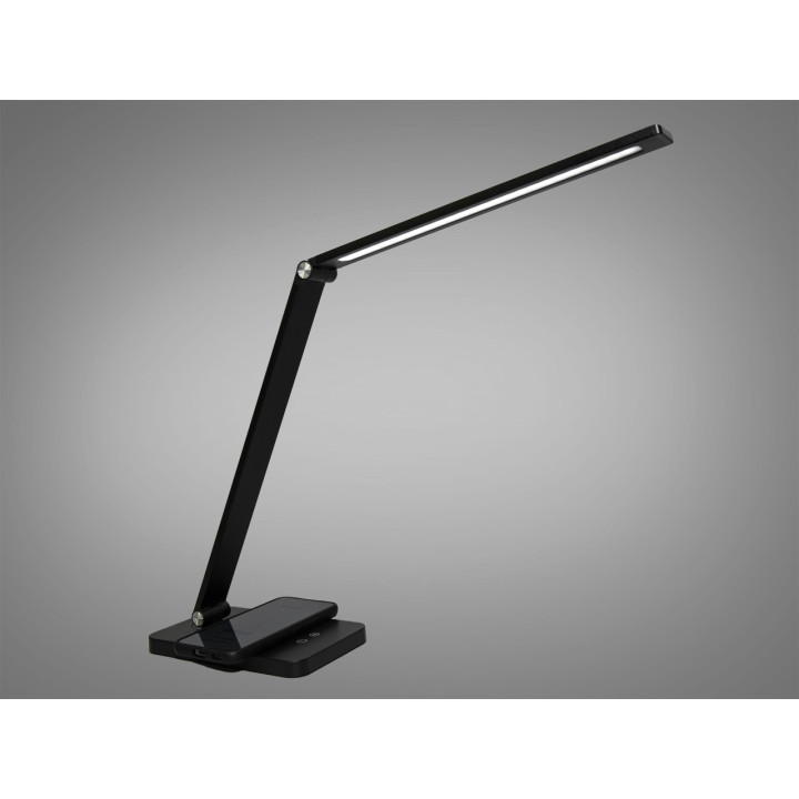 Настільна лампа LED Diasha A855BK wireless charge, 5W, чорний, сенсорна, регульована висота для робочого столу Настільна лампа LED Diasha A855BK wireless charge, 5W, чорний, сенсорна, регульована висота для робочого столу