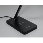 Настільна лампа LED Diasha A855BK wireless charge, 5W, чорний, сенсорна, регульована висота для робочого столу Настільна лампа LED Diasha A855BK wireless charge, 5W, чорний, сенсорна, регульована висота для робочого столу
