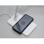 Настільна лампа LED Diasha A855WH wireless charge, 5W, регульована висота 20-67 см, білий, сучасний стиль