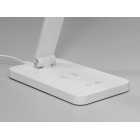 Настільна лампа LED Diasha A855WH wireless charge, 5W, регульована висота 20-67 см, білий, сучасний стиль