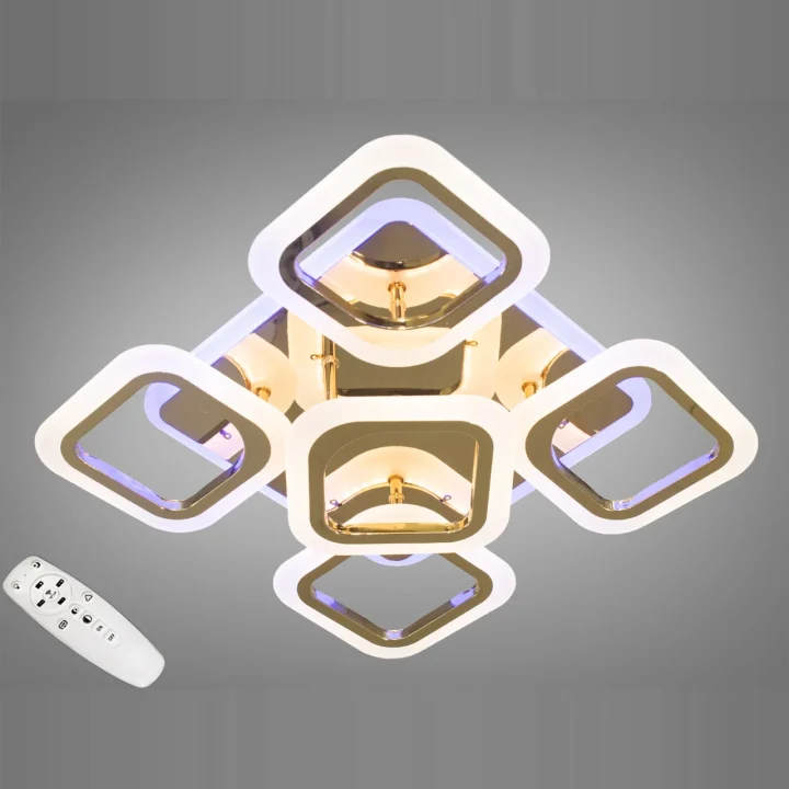 Люстра AS8060/4+1G LED 3color