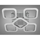 Люстра стельова LED Diasha AS8060/4+1HR, 60W, 3300 лм, хром, для вітальні, спальні, кухні, офісу Люстра стельова LED Diasha AS8060/4+1HR, 60W, 3300 лм, хром, для вітальні, спальні, кухні, офісу