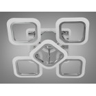 Люстра стельова LED Diasha AS8060/4+1HR, 60W, 3200K-6500K, хром, сучасний стиль з пультом та диммером Люстра стельова LED Diasha AS8060/4+1HR, 60W, 3200K-6500K, хром, сучасний стиль з пультом та диммером
