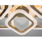 Люстра стельова LED Diasha AS8060/4+4G Dimmer, 80W, 4400 лм, золото, для вітальні, спальні, коридору Люстра стельова LED Diasha AS8060/4+4G Dimmer, 80W, 4400 лм, золото, для вітальні, спальні, коридору