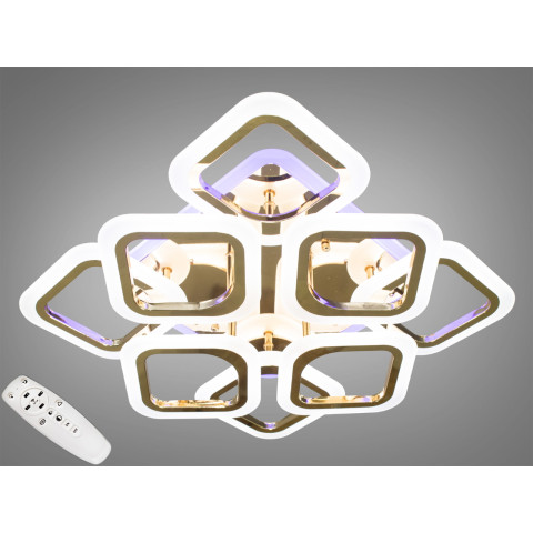 Світильник LED Diasha AS8060/4+4G, 110W, 3200K-6500K, золото, сучасний стиль для дому