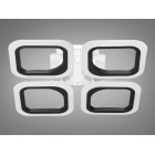 Люстра стельова LED Diasha AS8060/4BK, 55W, чорний, для коридору, вітальні, спальні, кухні, офісу
