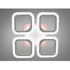 Люстра стельова LED Diasha AS8060/4WH, 50W, 3200K-6000K, білий метал, сучасний стиль для дитячої кімнати Люстра стельова LED Diasha AS8060/4WH, 50W, 3200K-6000K, білий метал, сучасний стиль для дитячої кімнати